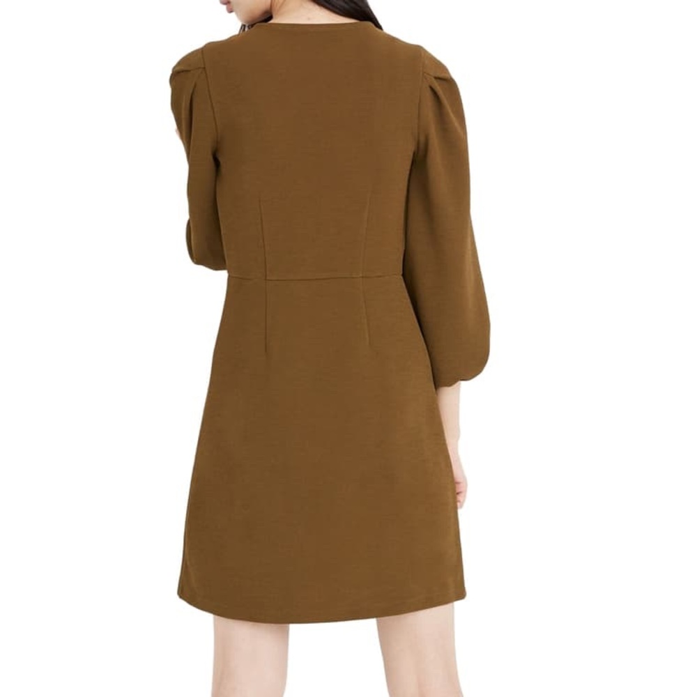 Texture & Thread Balloon-Sleeve Dress - Picture 3 of 11